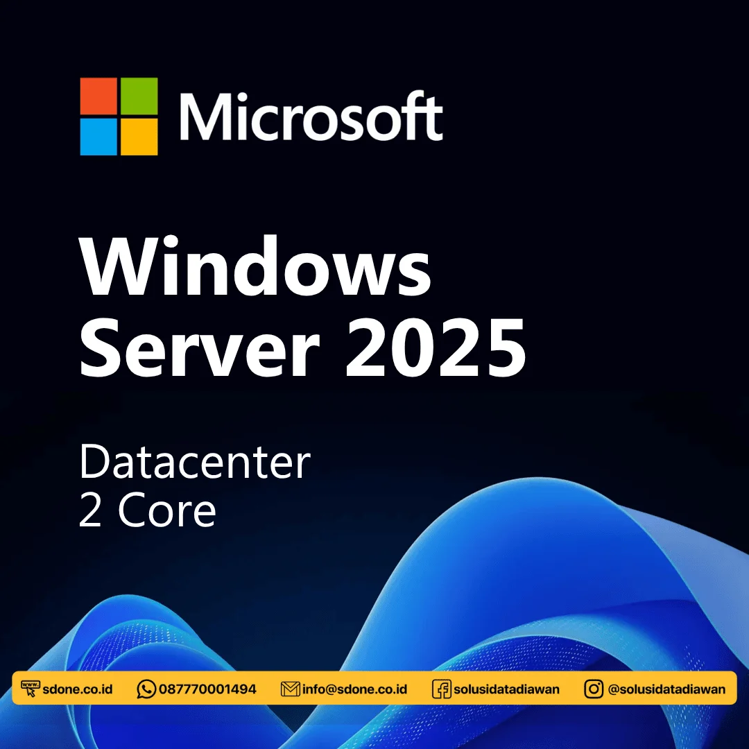 Microsoft Windows Server 2025 Datacenter – 2 Core